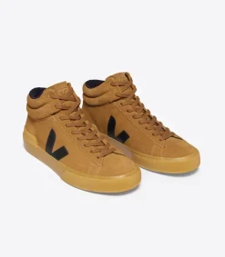 MINOTAUR SUEDE CAMEL BLACK<VEJA New
