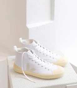 NOVA HT CANVAS WHITE BUTTER SOLE<VEJA Outlet