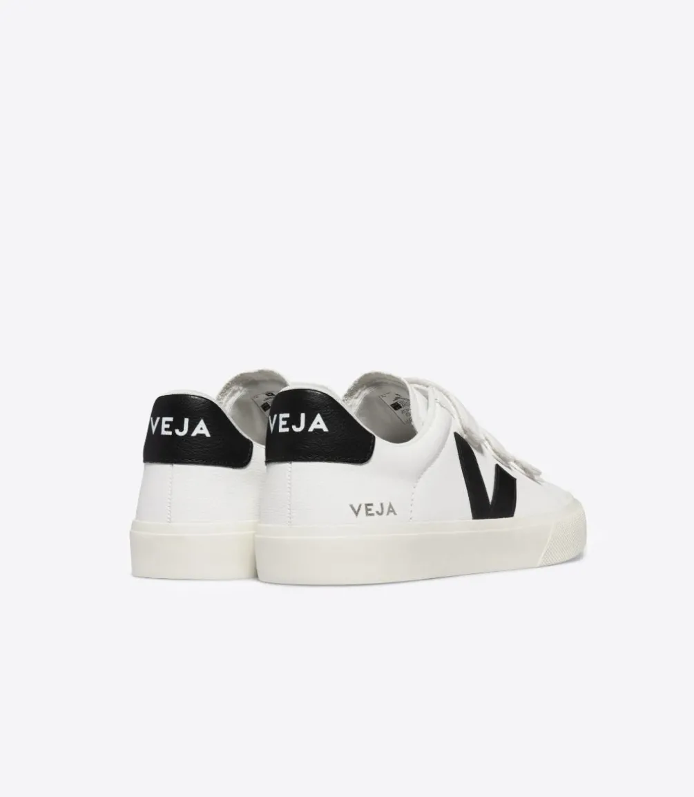 RECIFE LEATHER WHITE BLACK<VEJA Best Sale