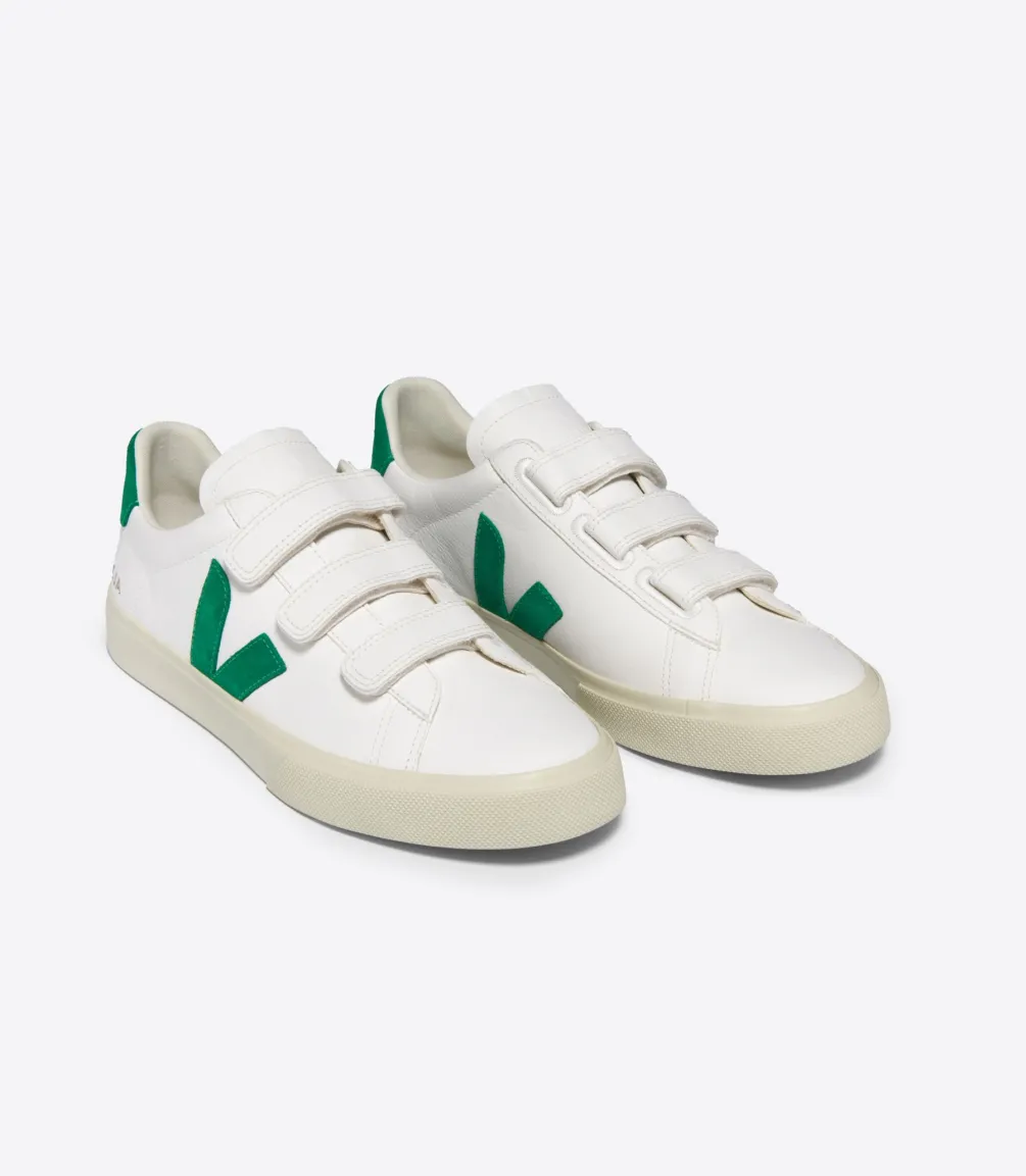 RECIFE LEATHER WHITE EMERAUDE<VEJA Discount