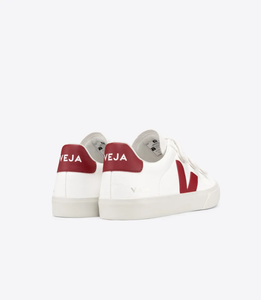 RECIFE LEATHER WHITE MARSALA<VEJA Best