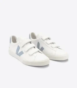 RECIFE LEATHER WHITE STEEL<VEJA Discount