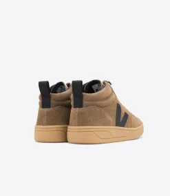 RORAIMA SUEDE BROWN BLACK NATURAL SOLE<VEJA Discount