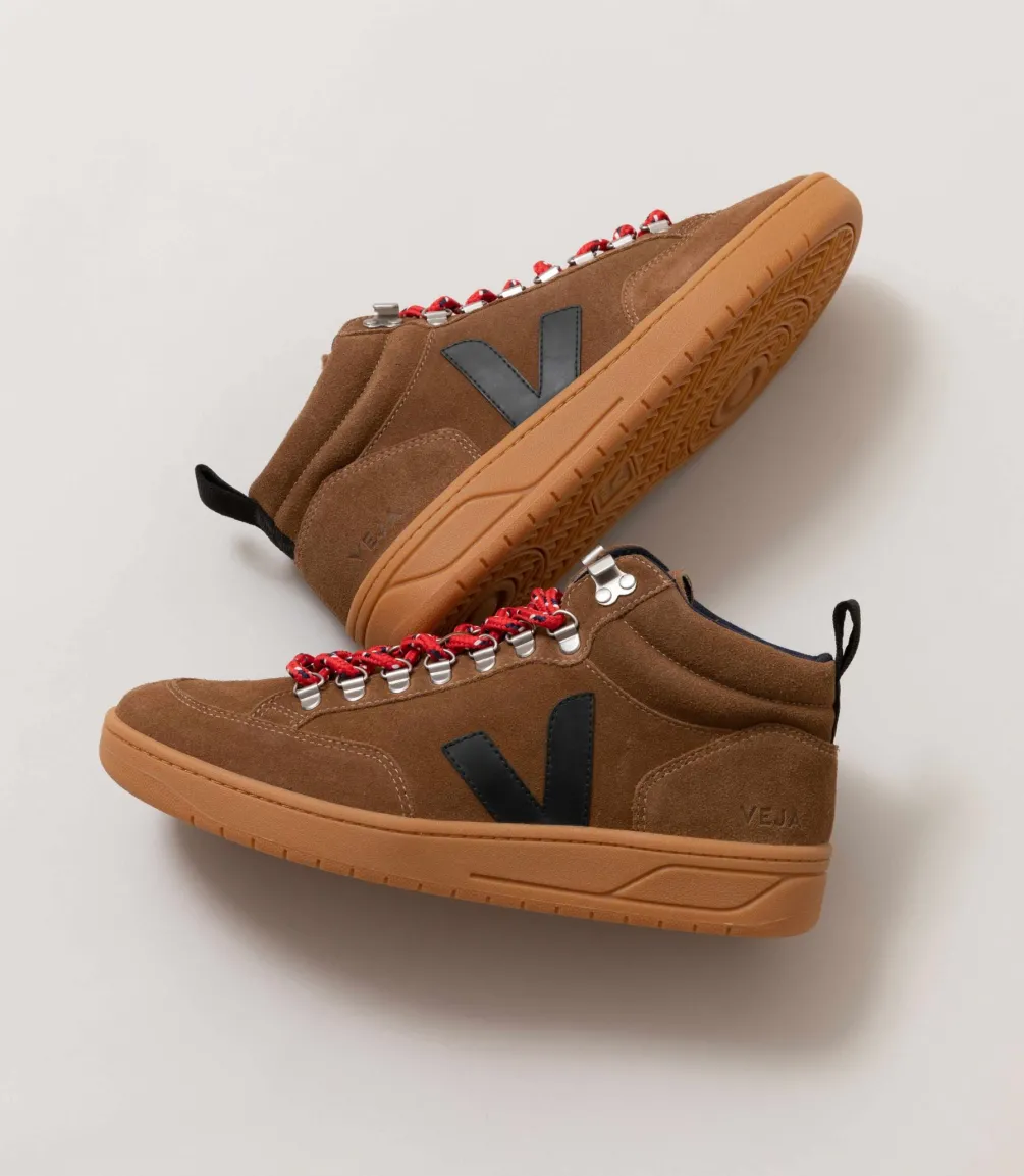RORAIMA SUEDE BROWN BLACK NATURAL SOLE<VEJA Discount