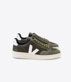 V-12 B-MESH OLIVE WHITE<VEJA Flash Sale