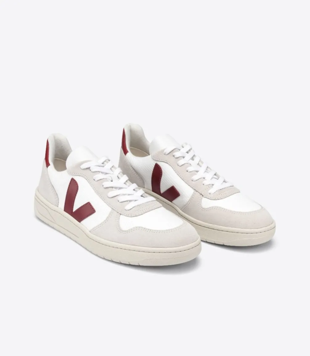 V-10 B-MESH WHITE NATURAL MARSALA<VEJA Best Sale