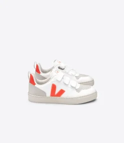 V-10 CWL WHITE ORANGE FLUO<VEJA Sale