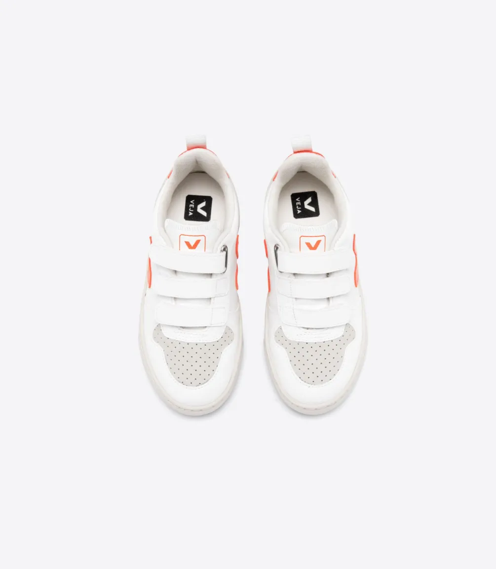 V-10 CWL WHITE ORANGE FLUO<VEJA Sale