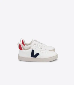 V-10 LACES CWL WHITE COBALT PEKIN<VEJA Discount