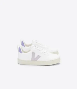 V-10 LACES CWL WHITE PARME LAVANDE<VEJA Cheap