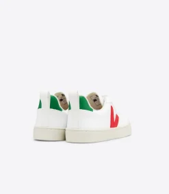 V-10 LACES CWL WHITE PEKIN EMERAUDE<VEJA Hot