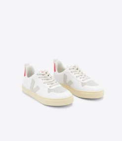 V-10 LACES CWL WHITE PIERRE ROSE FLUO<VEJA Best Sale