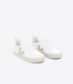 V-10 LACES CWL WHITE PLATINE SILVER<VEJA Best Sale