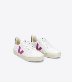 V-10 LACES CWL WHITE ULTRAVIOLET PURPLE<VEJA Shop