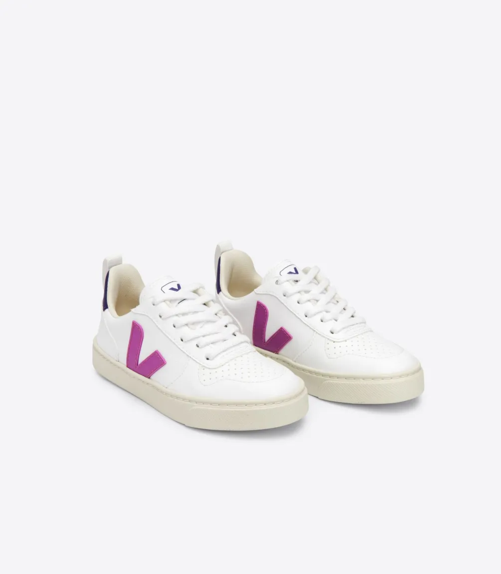 V-10 LACES CWL WHITE ULTRAVIOLET PURPLE<VEJA Shop