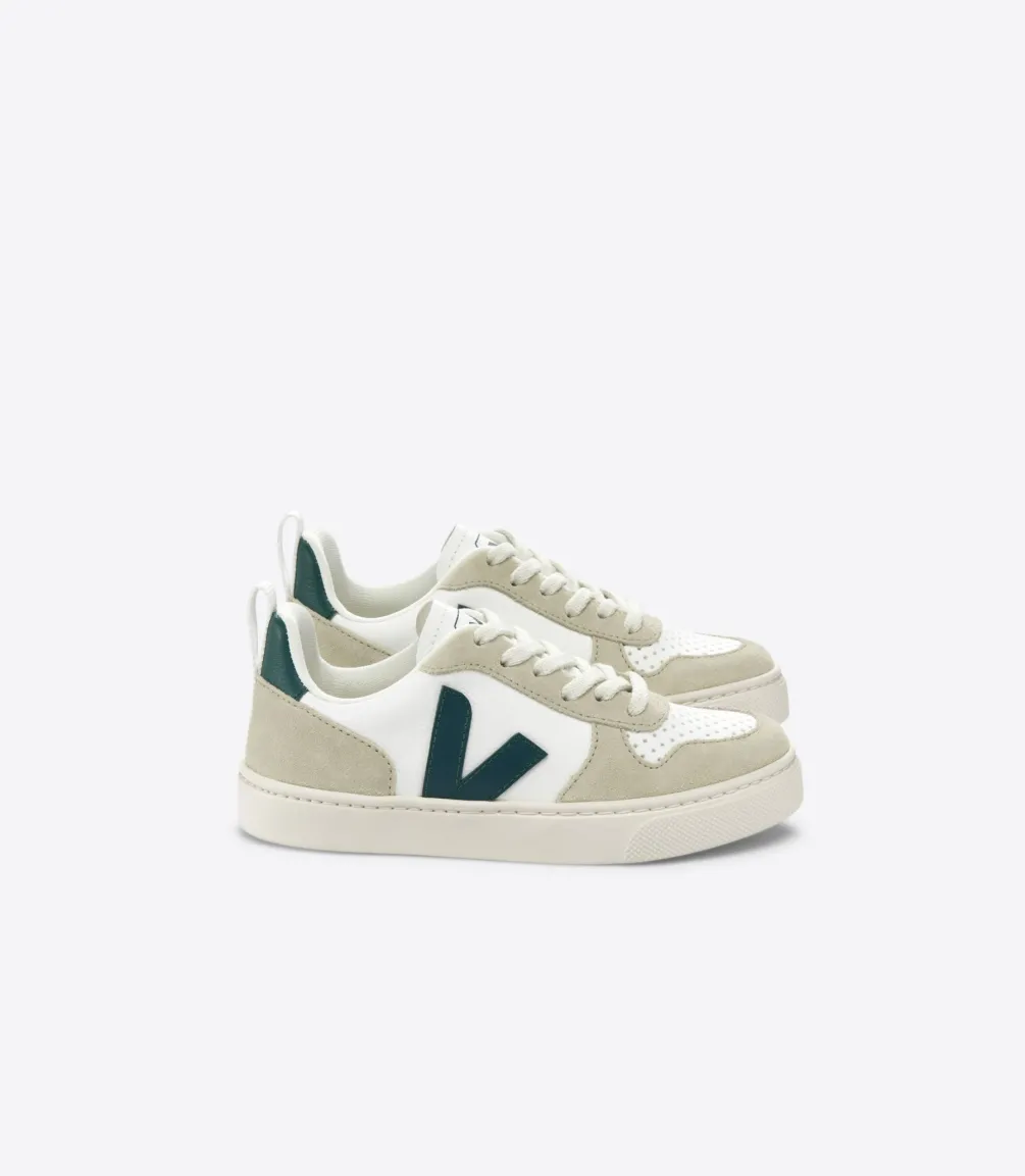 V-10 LACES LEATHER WHITE BRITTANY ALMOND<VEJA Outlet