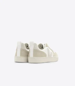 V-10 LACES LEATHER WHITE NATURAL ALMOND<VEJA Best Sale