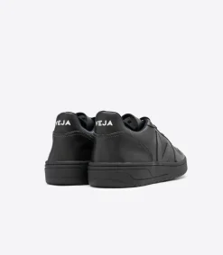 V-10 LEATHER BLACK BLACK<VEJA Cheap