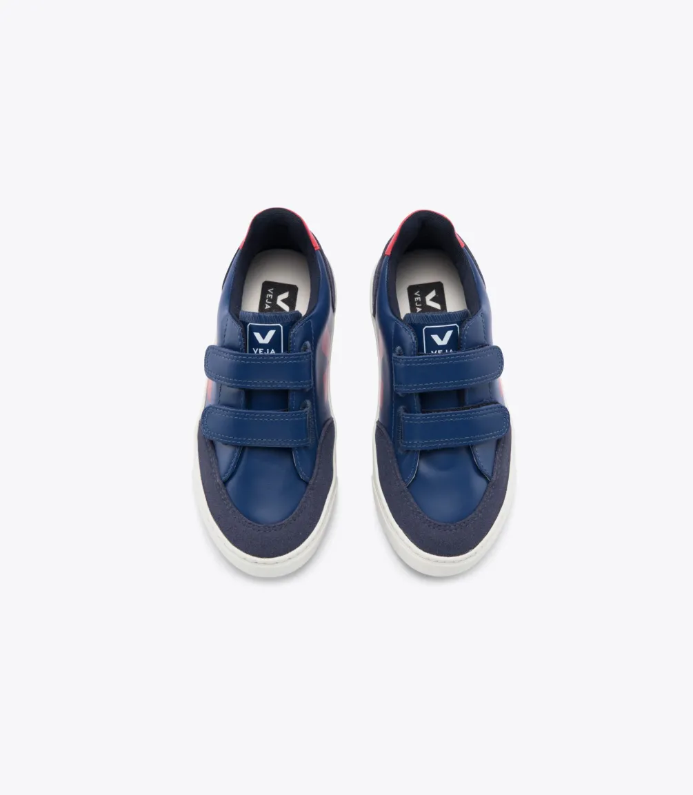 V-12 LEATHER COBALT PEKIN<VEJA New