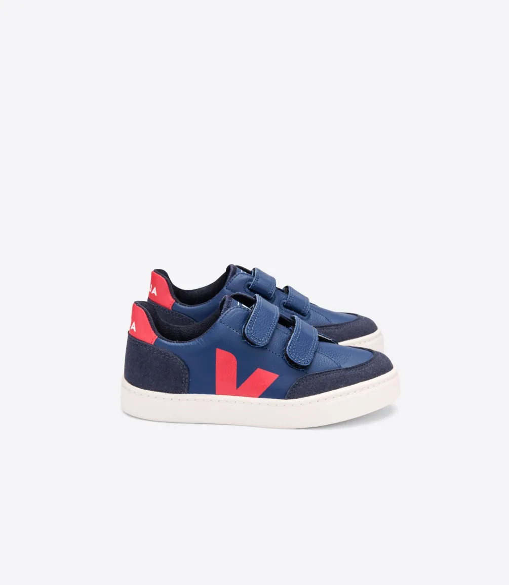 V-12 LEATHER COBALT PEKIN<VEJA Clearance