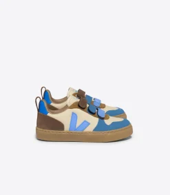 V-10 LEATHER CREMA MULTICO AQUA<VEJA New