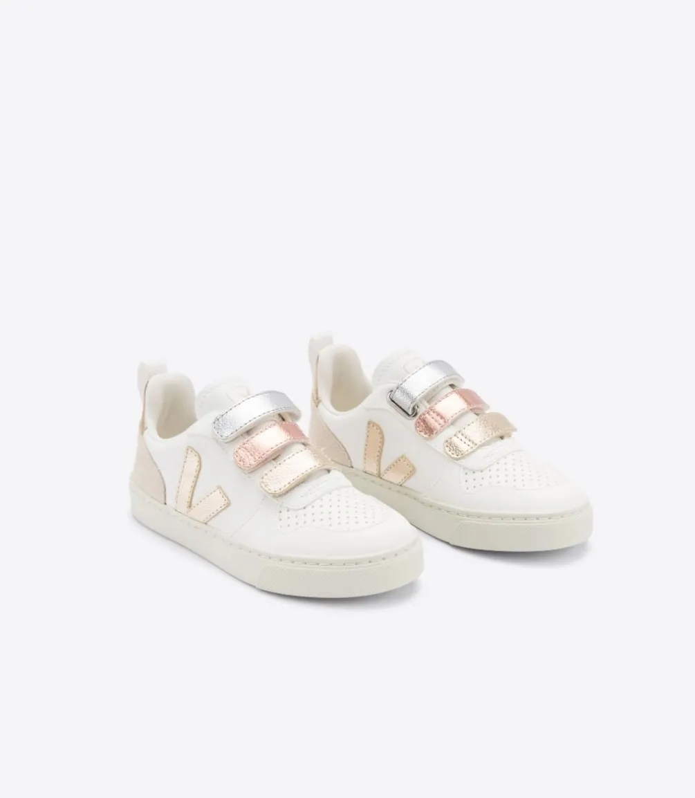 V-10 LEATHER MULTICO WHITE SHINY<VEJA Flash Sale