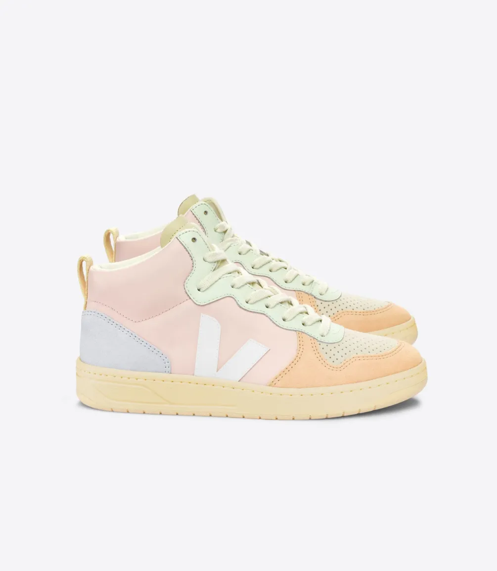 V-15 LEATHER PETALE WHITE MULTICO<VEJA Flash Sale