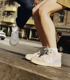 V-15 LEATHER PETALE WHITE MULTICO<VEJA Flash Sale