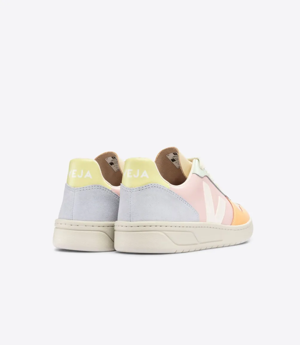 V-10 LEATHER PETALE WHITE MULTICO<VEJA Outlet