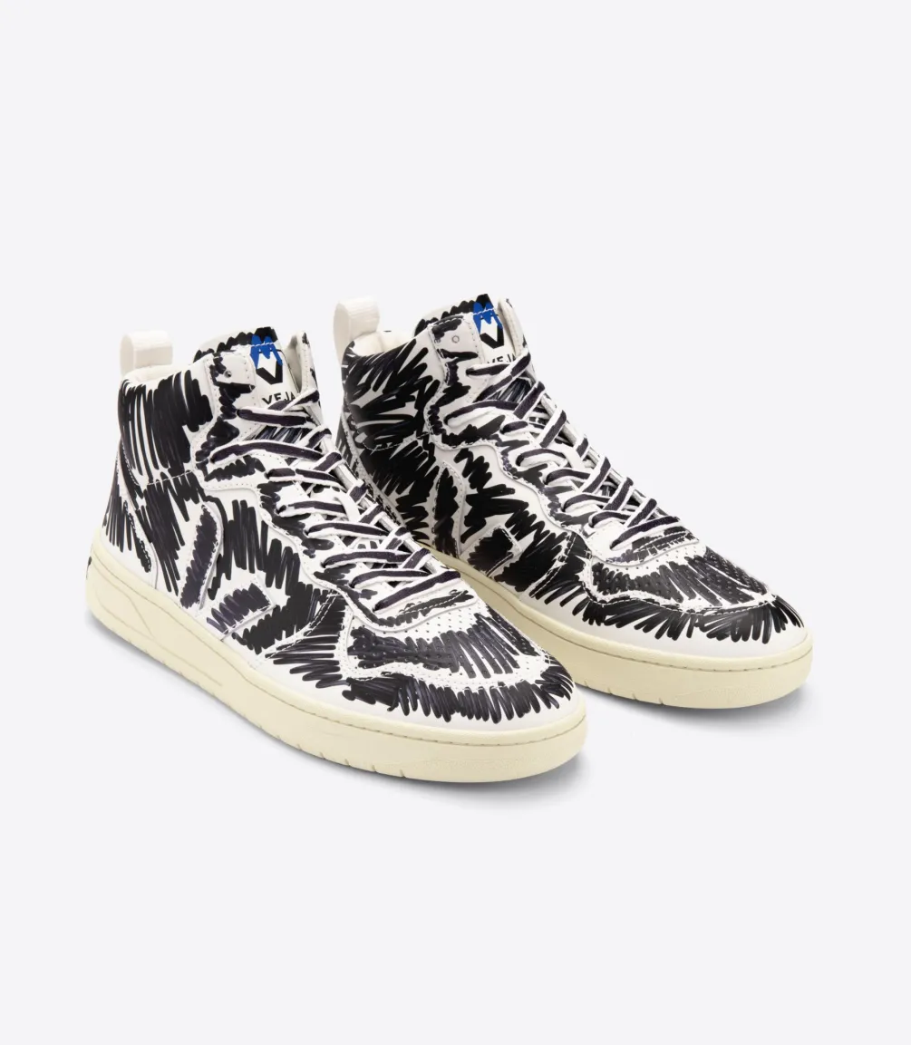 V-15 LEATHER X MARNI FULL BLACK<VEJA Store