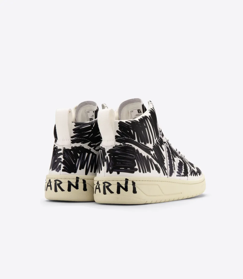 V-15 LEATHER X MARNI FULL BLACK<VEJA Store