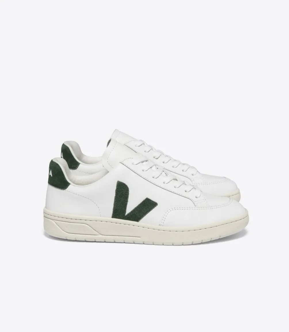 V-12 LEATHER WHITE CYPRUS<VEJA Fashion