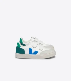 V-12 LEATHER WHITE MULTICO BRITTANY<VEJA Sale