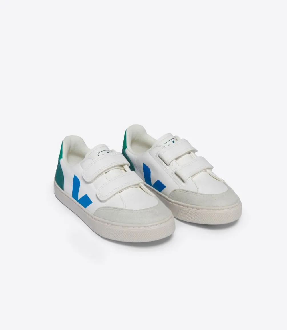 V-12 LEATHER WHITE MULTICO BRITTANY<VEJA Sale