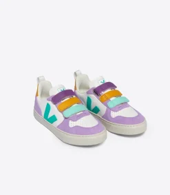 V-10 LEATHER WHITE MULTICO FRESHMINT<VEJA Store