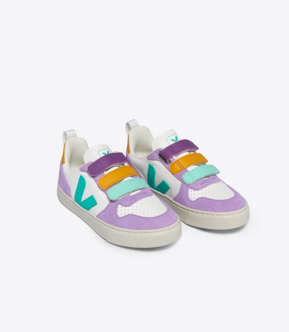 V-10 LEATHER WHITE MULTICO FRESHMINT<VEJA Store