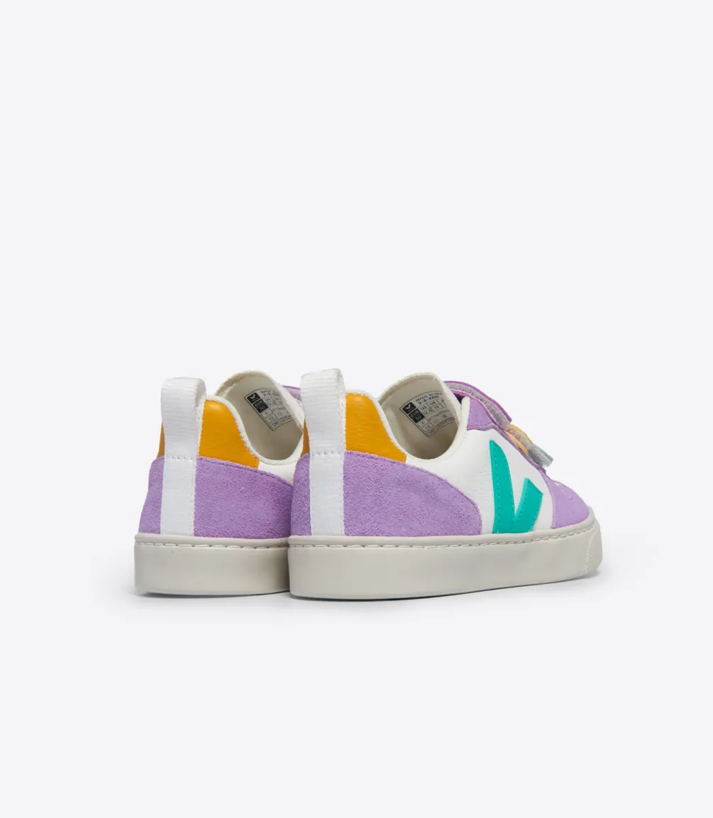 V-10 LEATHER WHITE MULTICO FRESHMINT<VEJA Store