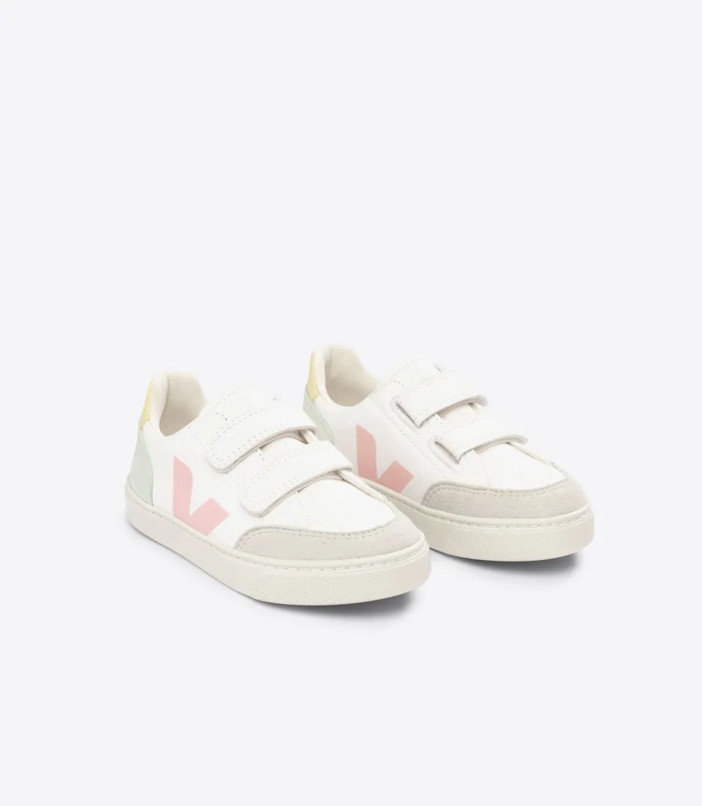 V-12 LEATHER WHITE MULTICO JADE<VEJA Best Sale