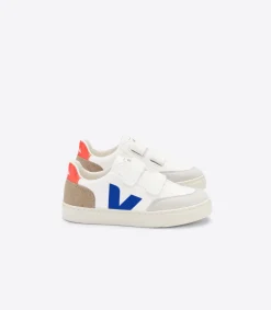 V-12 LEATHER WHITE MULTICO MIEL<VEJA Discount