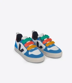V-10 LEATHER WHITE MULTICO NAUTICO<VEJA Shop