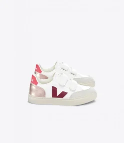 V-12 LEATHER WHITE MULTICO NACRE<VEJA Clearance