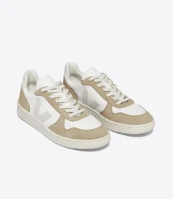 V-10 LEATHER WHITE NATURAL SAHARA<VEJA Shop