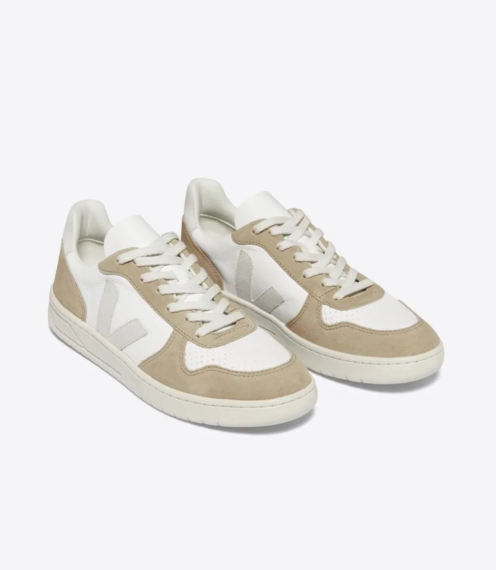 V-10 LEATHER WHITE NATURAL SAHARA<VEJA Shop