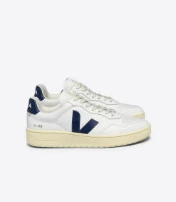 V-90 LEATHER WHITE NAUTICO<VEJA Store