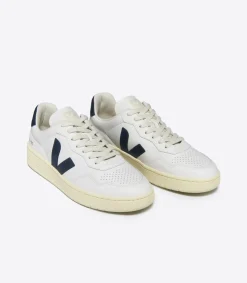 V-90 LEATHER WHITE NAUTICO<VEJA Store