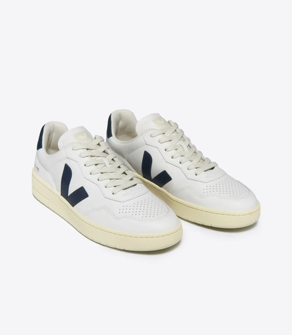 V-90 LEATHER WHITE NAUTICO<VEJA Store