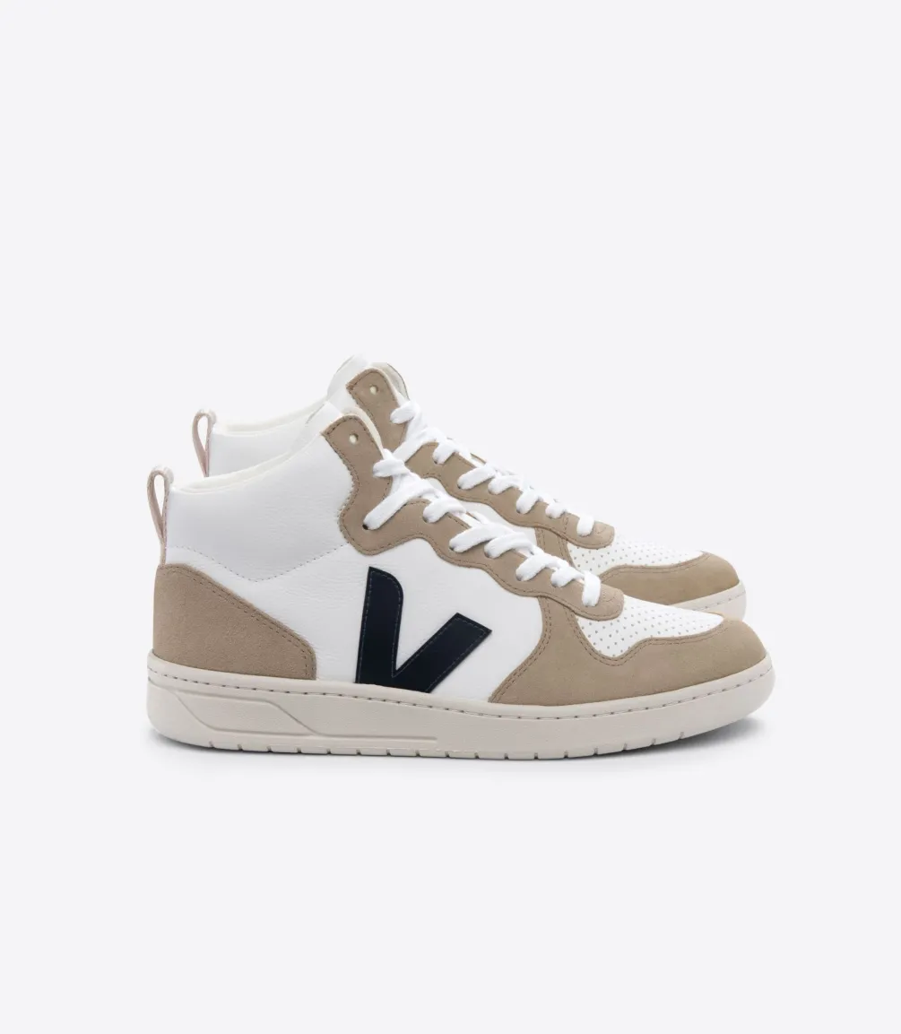 V-15 LEATHER WHITE NAUTICO SAHARA<VEJA Shop