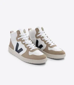 V-15 LEATHER WHITE NAUTICO SAHARA<VEJA Shop