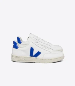 V-12 LEATHER WHITE PAROS<VEJA Cheap