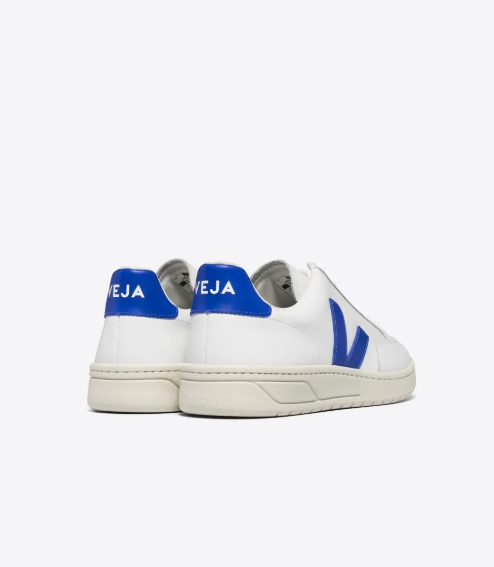 V-12 LEATHER WHITE PAROS<VEJA Cheap